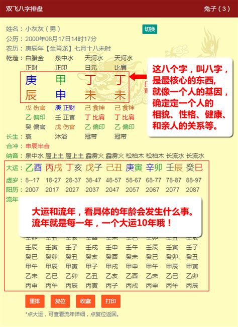 八字排盤教學|八字命盤排盤